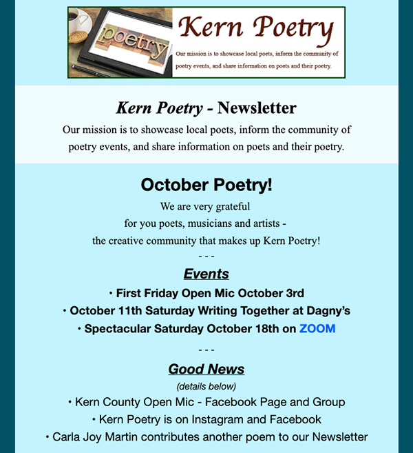 Our Current Newsletter - image